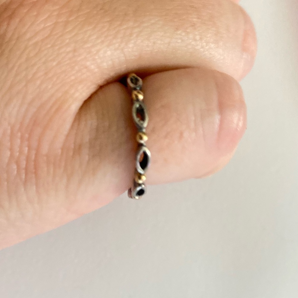 Authentic Two-Tone Always and Forever Ring Pandora